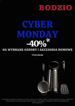 Pogląd gazetki "Cyber Monday" ze sklepu Bodzio ważnej od 01.12.2025