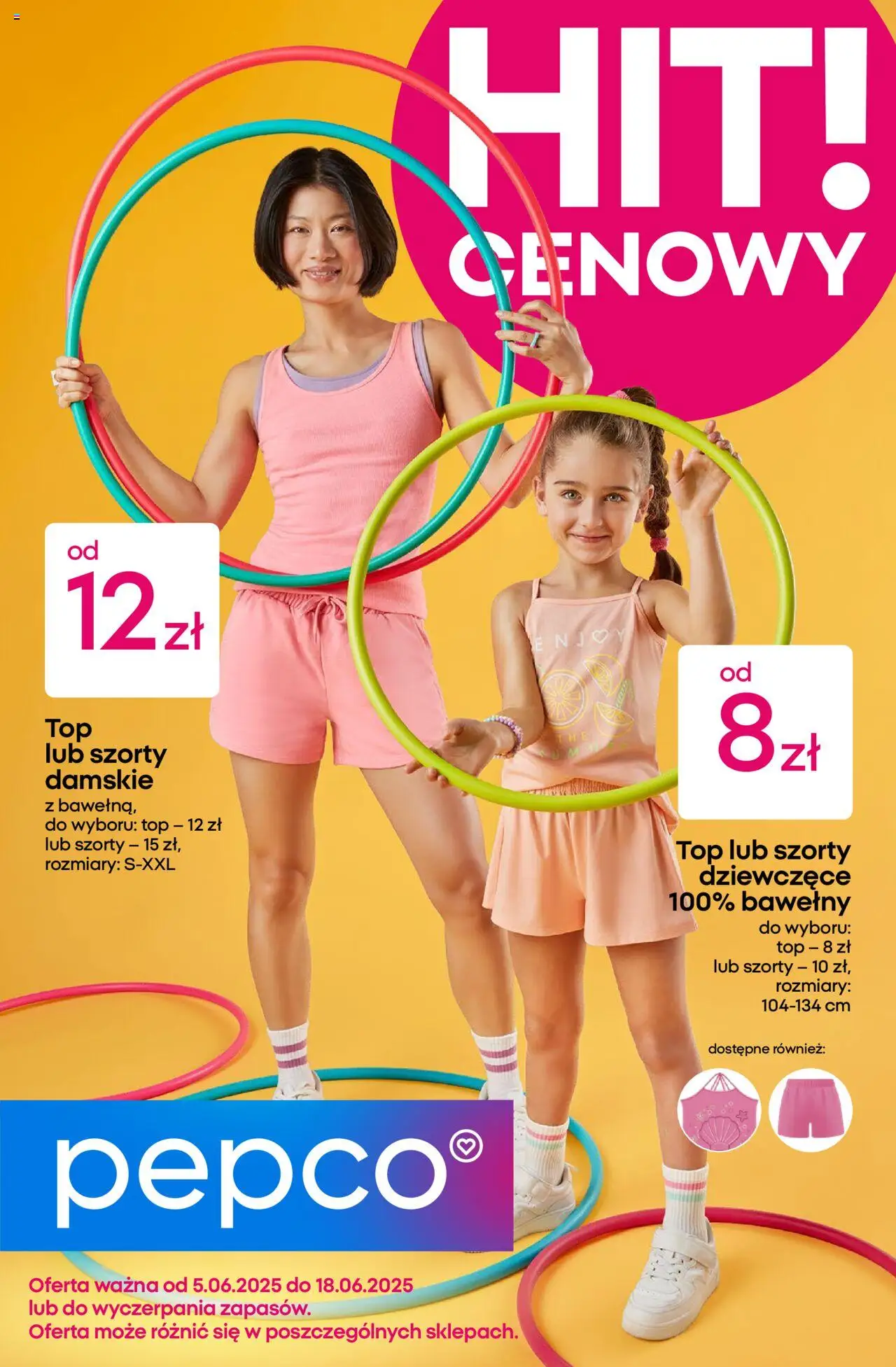 PEPCO gazetka 05.06.2025 - Nowa gazetka online, akcje - Numer strony 1 - Szorty, Top