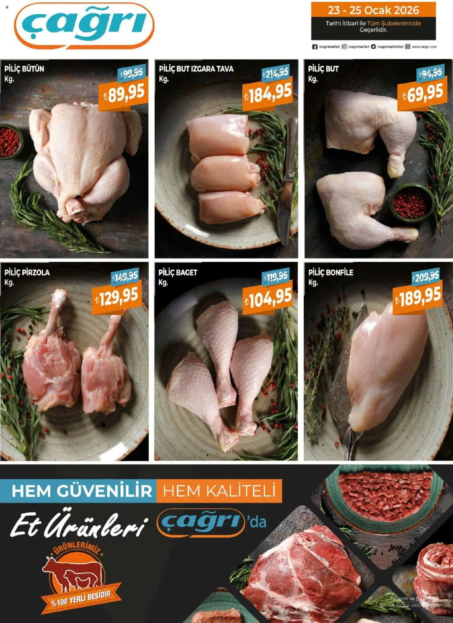 Çağrı Market Baget Katalog 23.01.2026 - Broşürünün önizlemesi