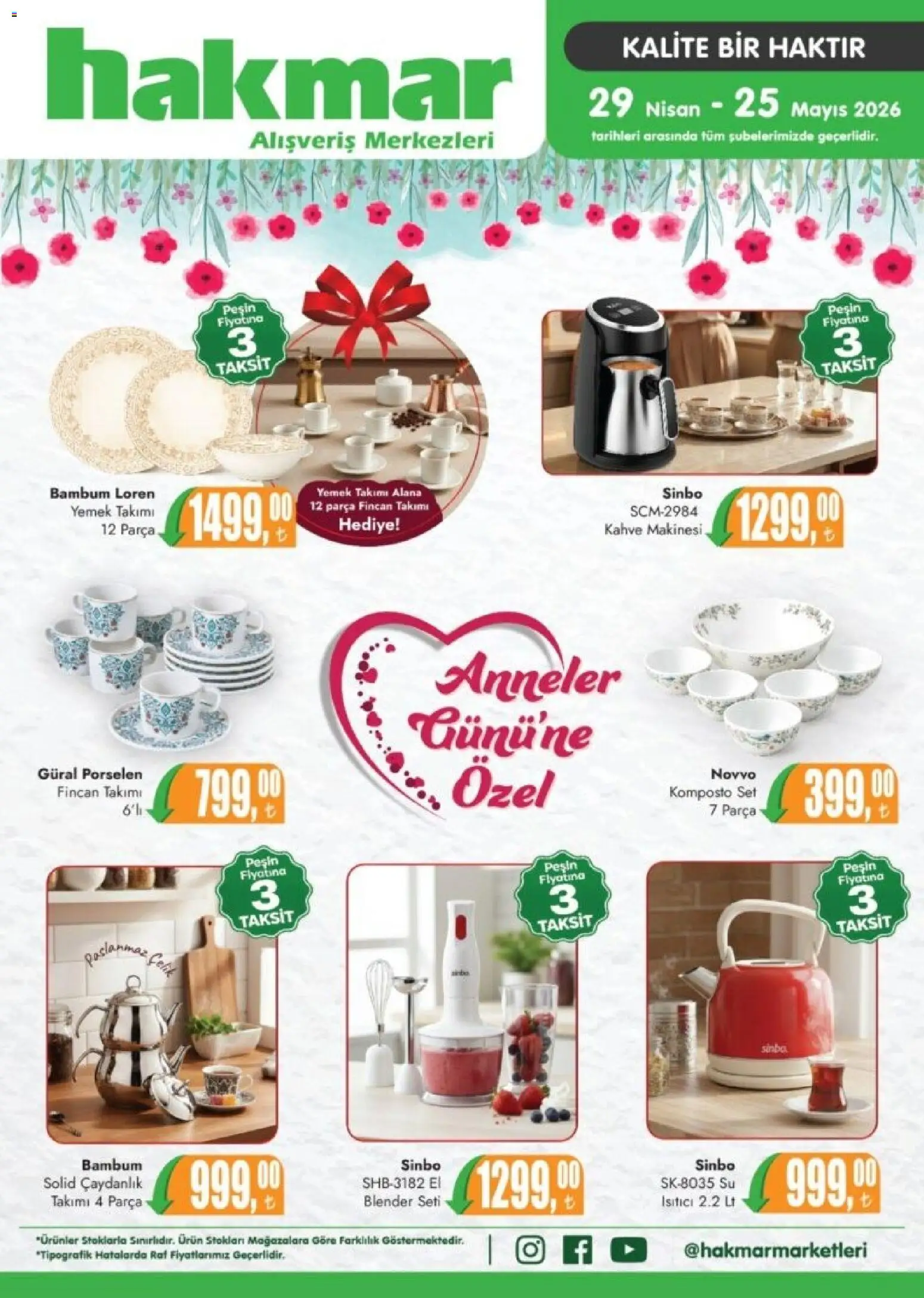 Hakmar Hakmar - İndirim 29.04.2026 - Broşürünün önizlemesi