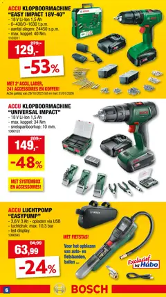 Voorbeeld van Folder van winkel Hubo geldig vanaf 01/11/2025 | Pagina: 6