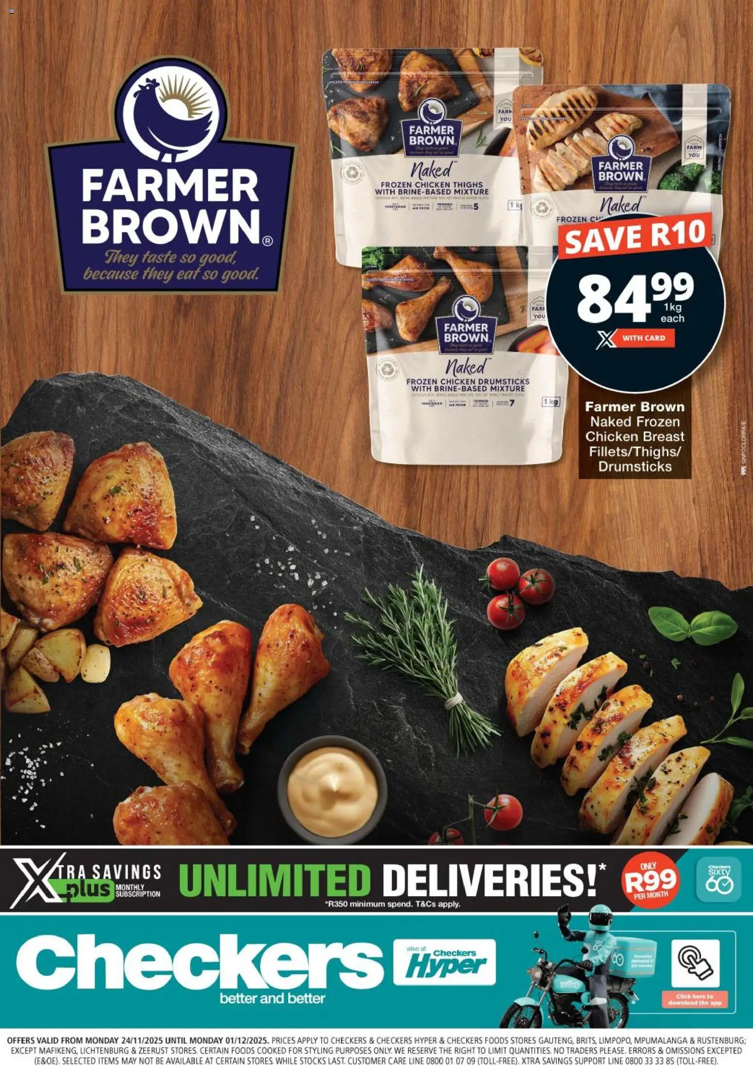 Preview of Checkers flyer valid from 24/11/2025