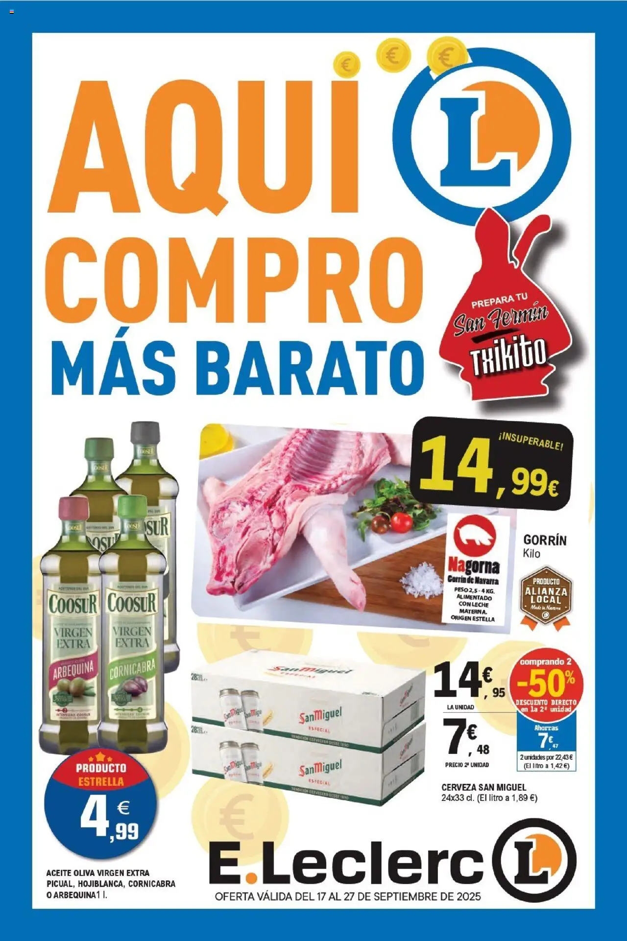 E.Leclerc Folleto > 17/09 - 27/09/2025 > Ofertas