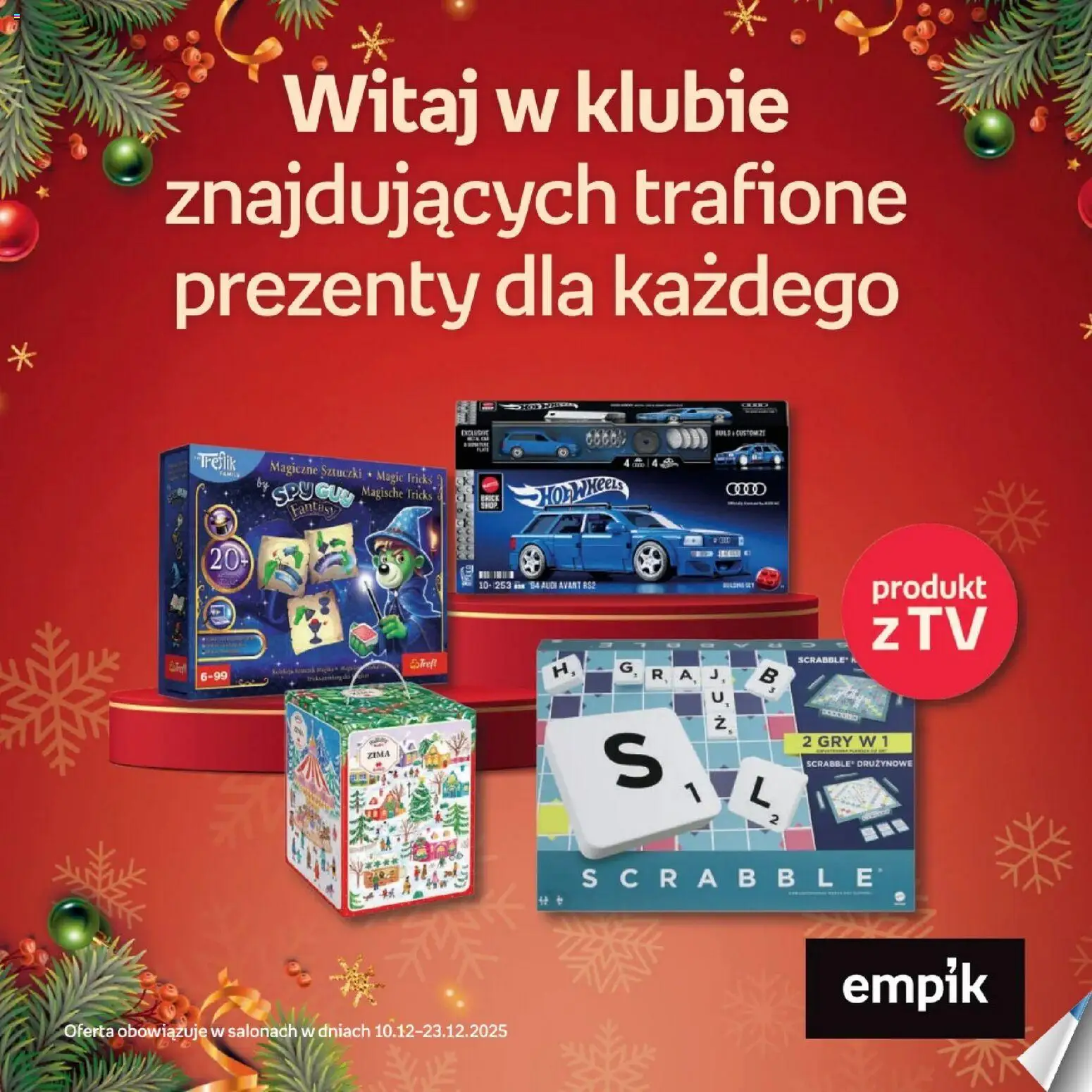 Pogląd gazetki "Xmas Zabawki2" ze sklepu Empik ważnej od 10.12.2025