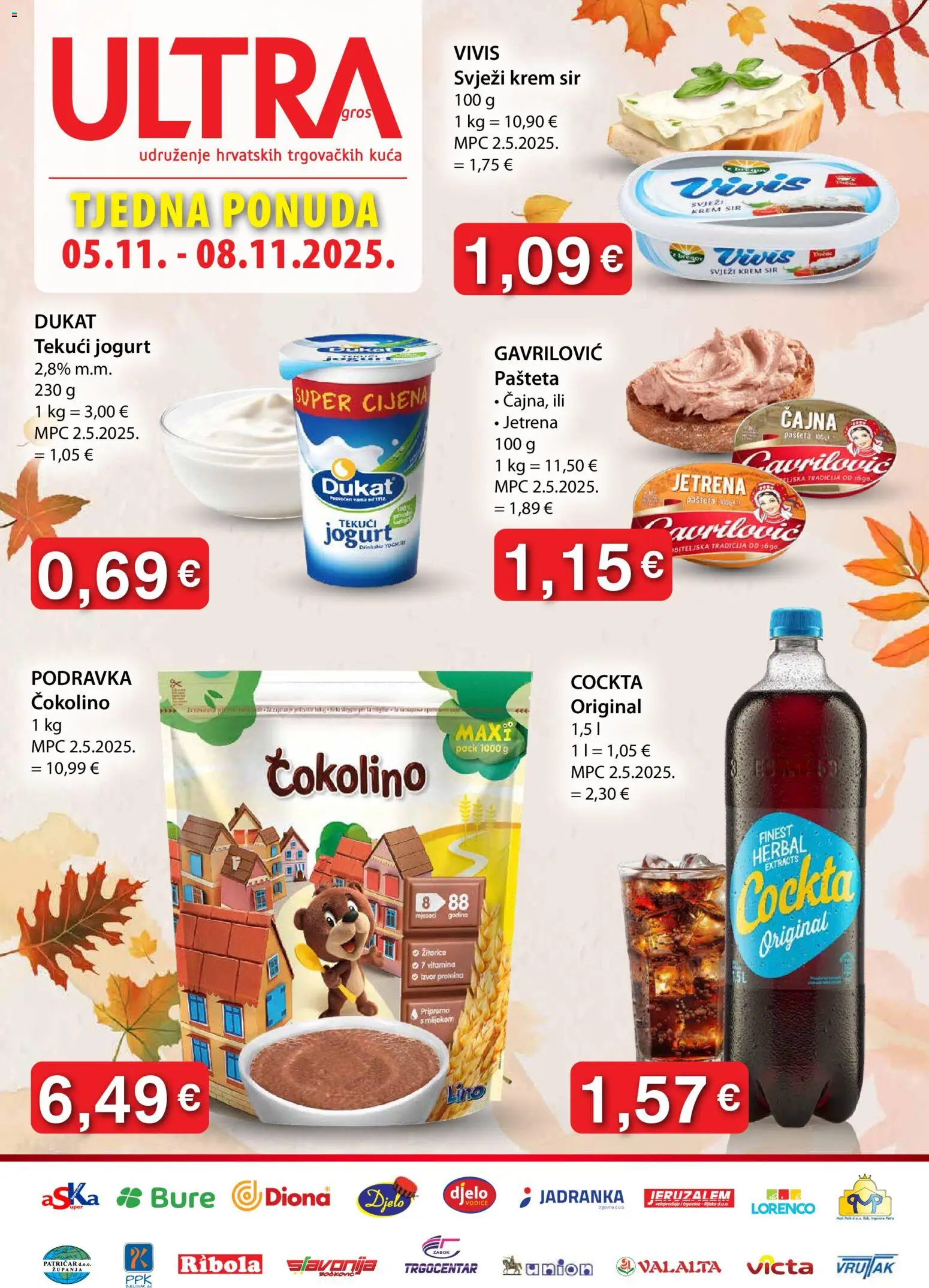 Pregled letka Katalog trgovine Ultra Gros vrijedi od 05.11.2025