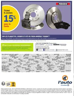 Prévisualisation de Catalogue du magasin l'auto E.Leclerc formulaire valide 04/11/2025 | Page: 12