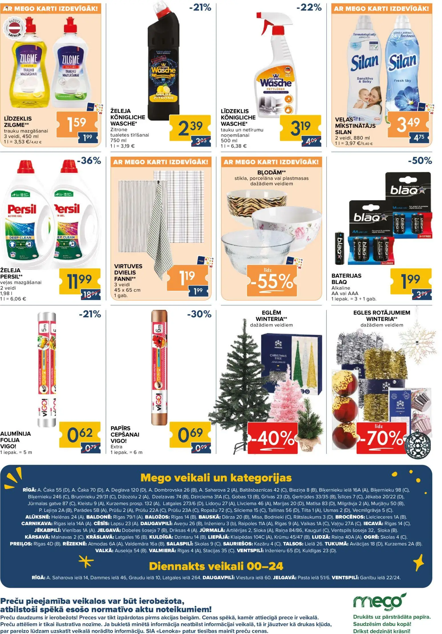 Skatīt Mego akciju bukletu, derīgs no 2025.12.08