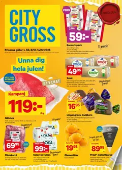 Förhandsgranska reklamblad Aktuella reklamblad City Gross från butik City Gross gäller från 06/12/2025