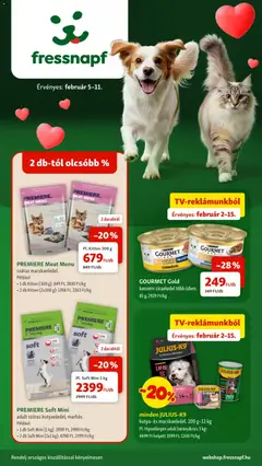 Fressnapf - Akciós újság Fressnapf megtekintése, amely érvényes 2026.02.05.-től