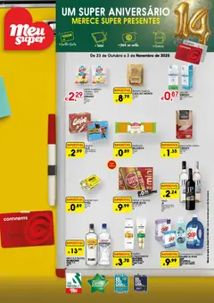 Pré-visualização do folheto da loja Meu Super válida a partir de 23/10/2025