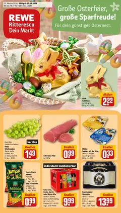 Vorschau von dem Prospekt des Geschäftes Rewe, gültig ab dem 23.03.2026
