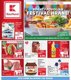 Pregled letka Karlovac trgovine Kaufland vrijedi od 09.07.2025