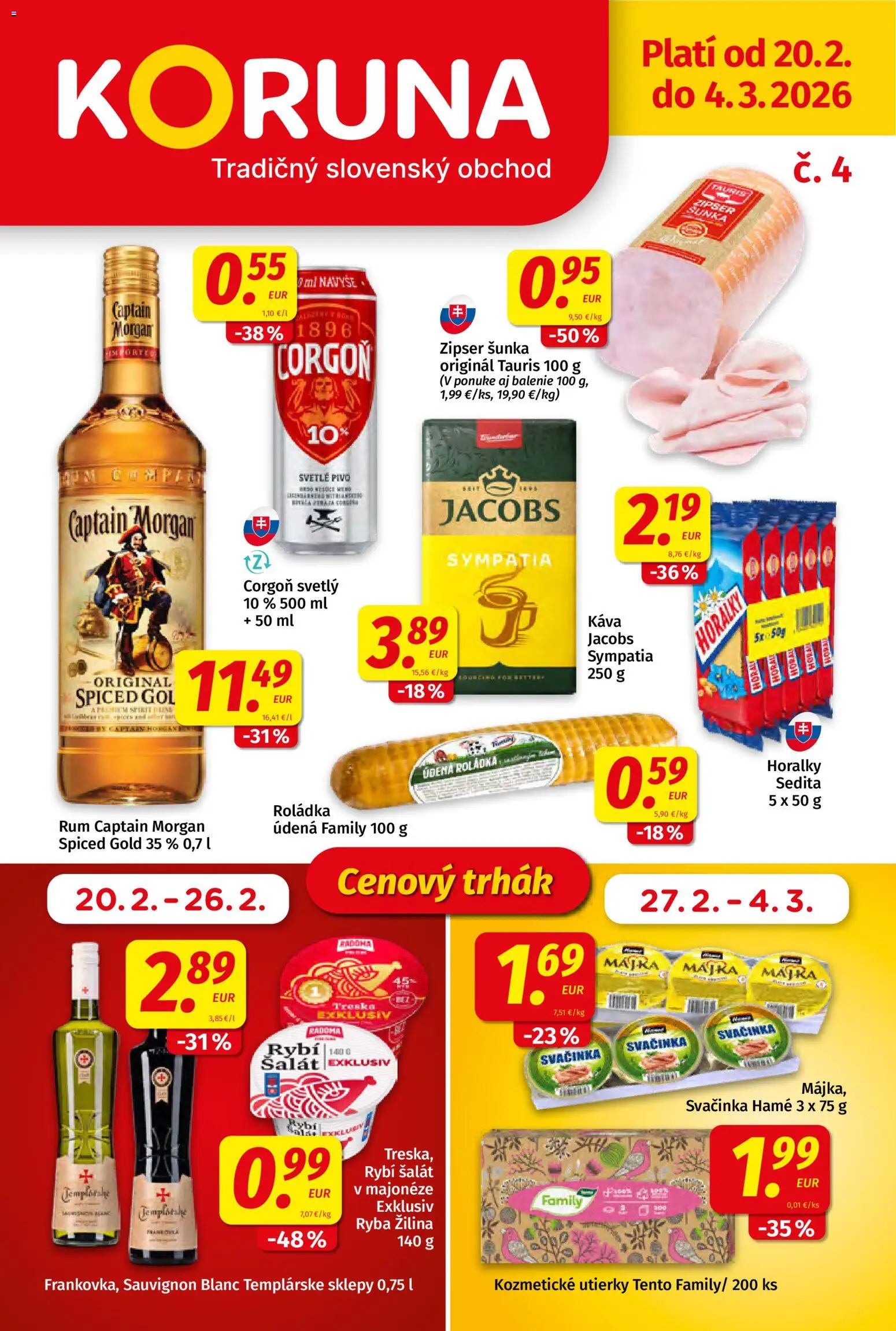Náhľad Koruna letáku platného od 20.02.2026