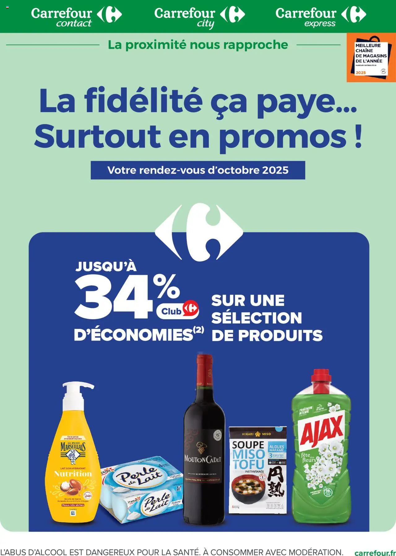 Catalogue de la boutique Carrefour contact valable du 01/10/2025 - Page numéro 1