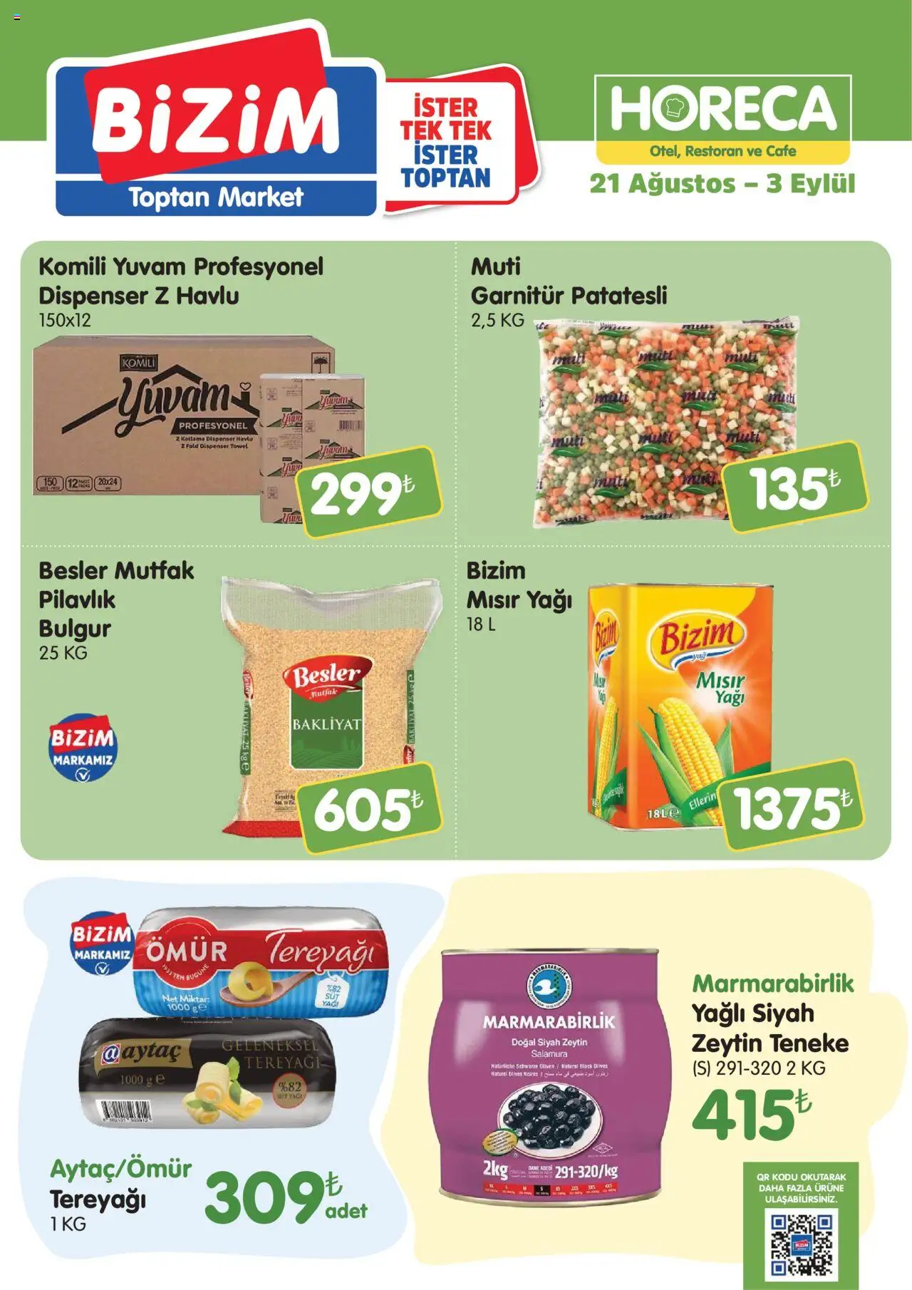 Bizim Toptan Horeca kataloğu (21 Ağustos 2025 - 03 Eylül 2025) - Sayfa numarası 1