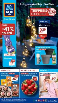 Vorschau von dem Prospekt des Geschäftes Aldi Süd, gültig ab dem 23.03.2026