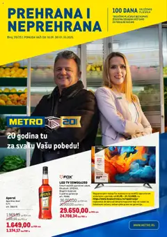 Pregled Metro kataloga - važi od 18.09.2025