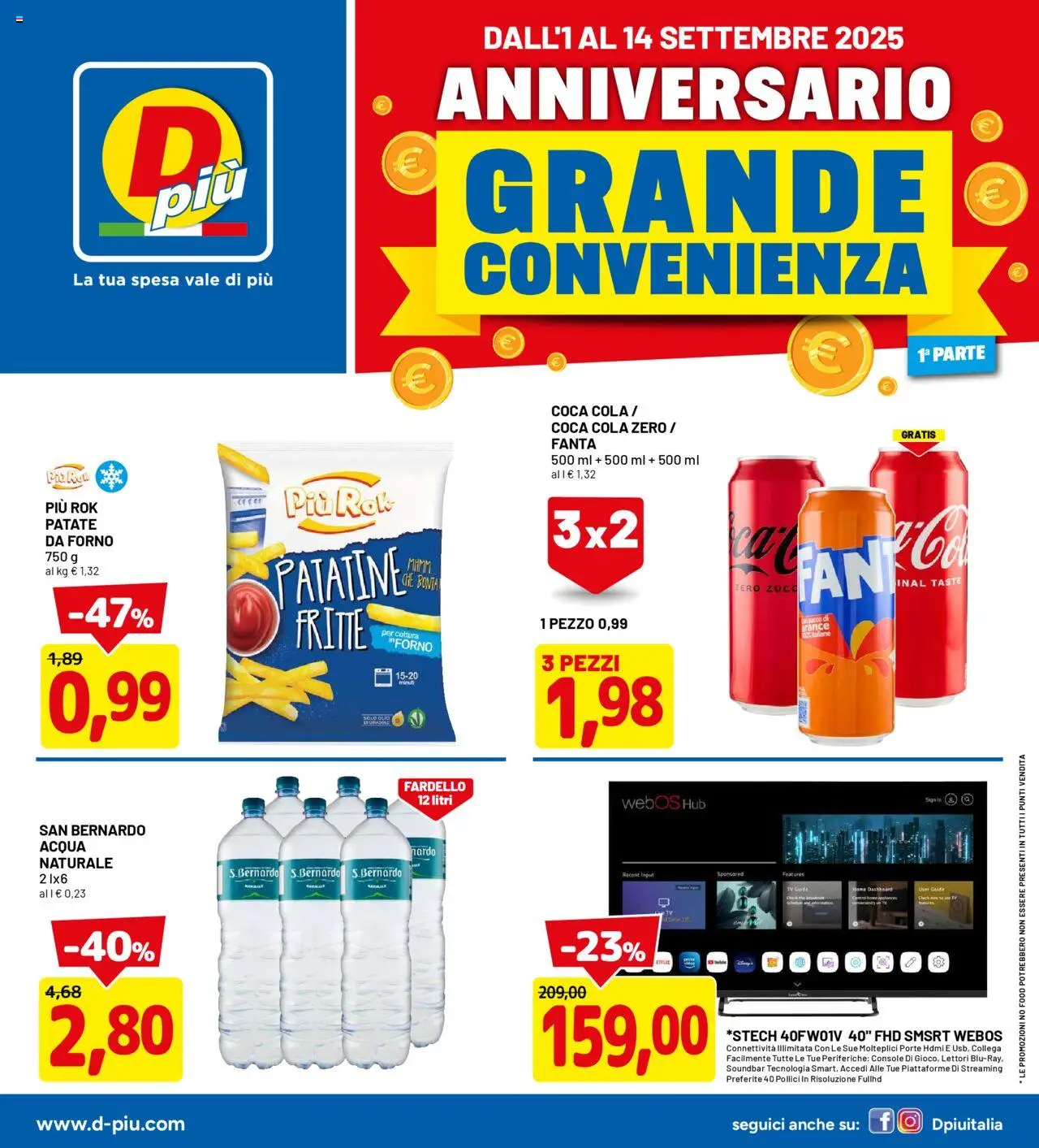 Volantino D Più valido da 01/09/2025 numero di pagina 1
