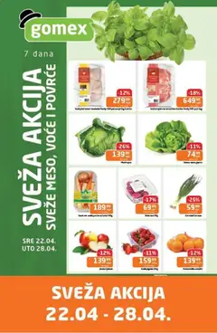 Pregled Gomex kataloga - važi od 22.04.2026