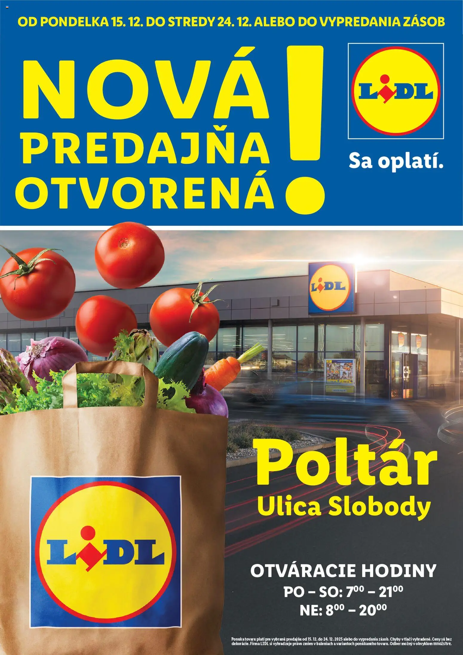 Náhľad Lidl letáku platného od 15.12.2025