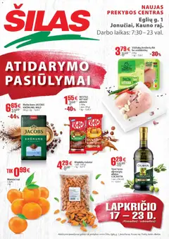Šilas parduotuvės leidinio Leidinys - Atidarymo pasiūlymai galiojančio nuo 2025.11.17 peržiūra