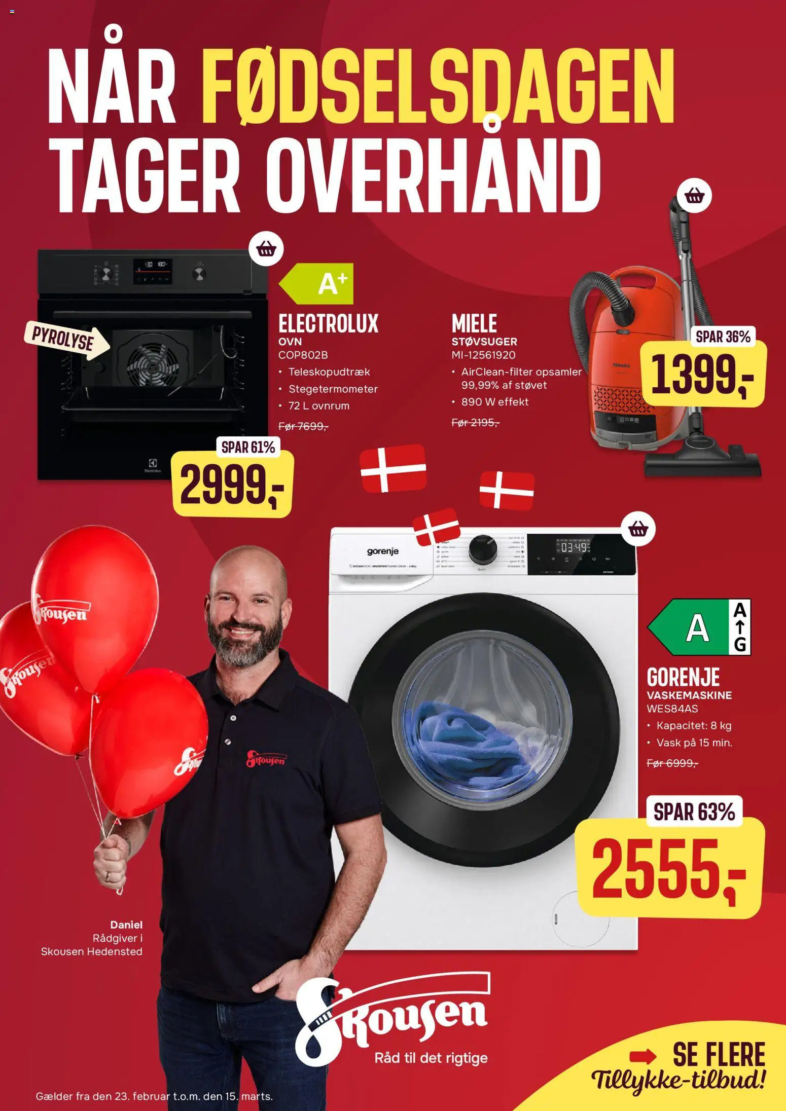 Eksempel på tilbudsavis Tilbudsavis fra butik Skousen gyldig fra 23/02/2026
