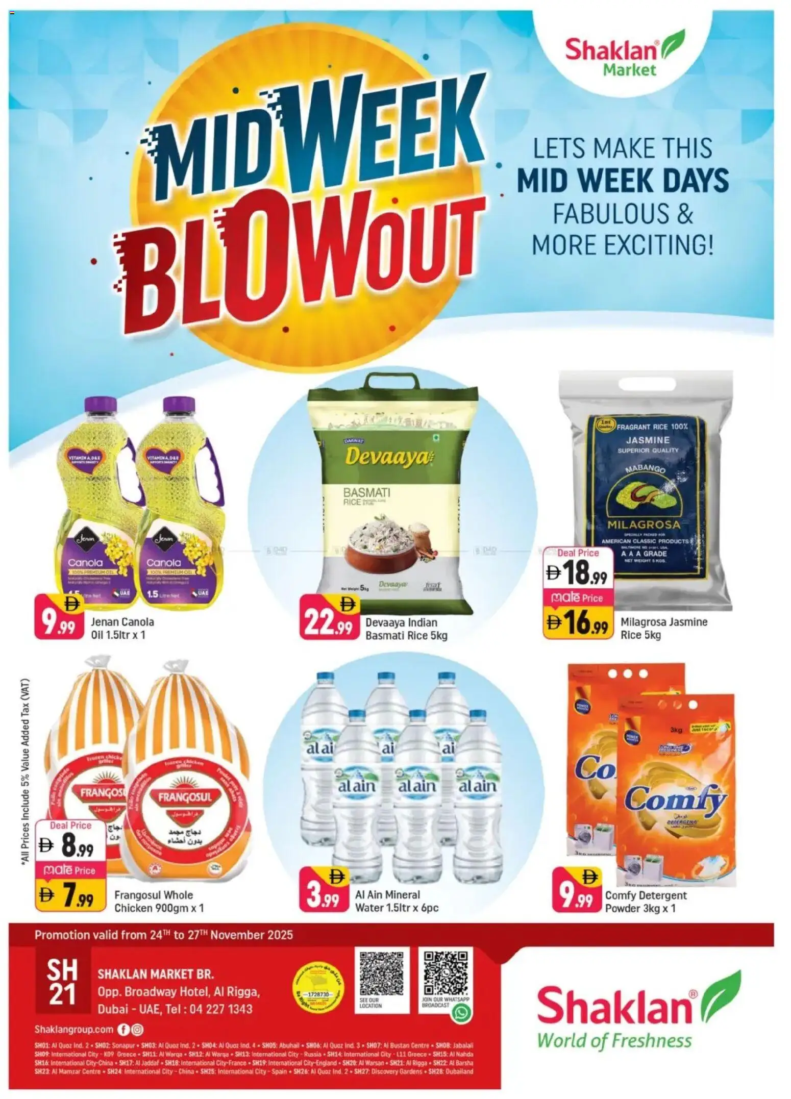 Preview of the catalogue Midweek Blow Out - Al Rigga, Dubai of store Shaklan valid from 24 Nov, 2025