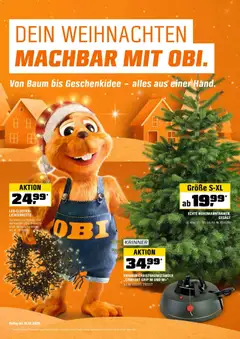 Vorschau von dem Prospekt des Geschäftes Obi, gültig ab dem 15.12.2025