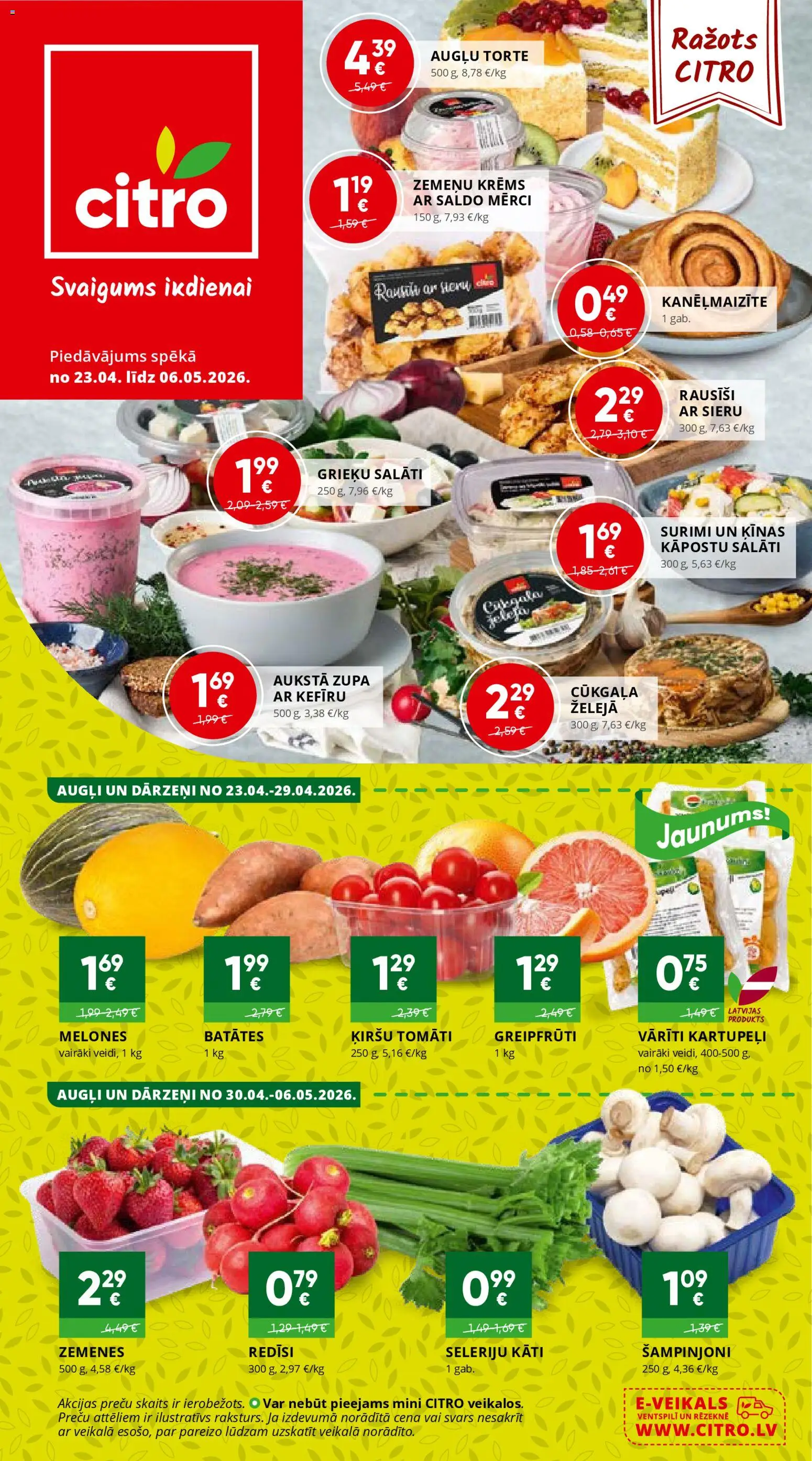 Skatīt Citro akciju bukletu, derīgs no 23.04.2026.
