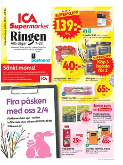 Förhandsgranska reklamblad Stockholm från butik ICA Supermarket gäller från 30/03/2026