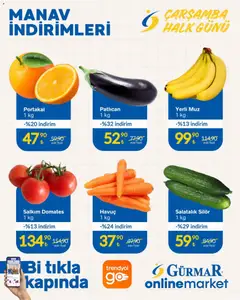 Gürmar Gürmar - Manav İndirimleri 08.04.2026 - Broşürünün önizlemesi