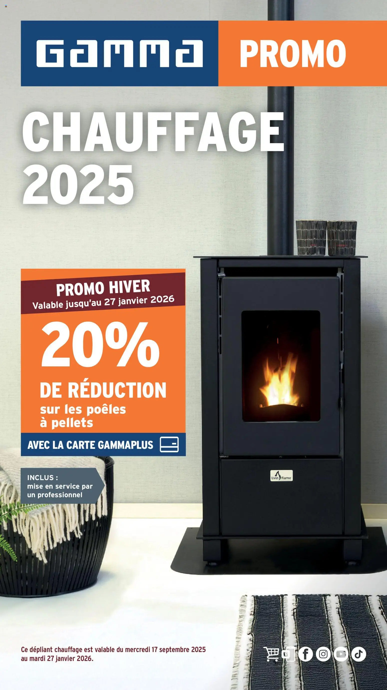 Voorbeeld van Special chauffage van winkel GAMMA geldig vanaf 17/09/2025