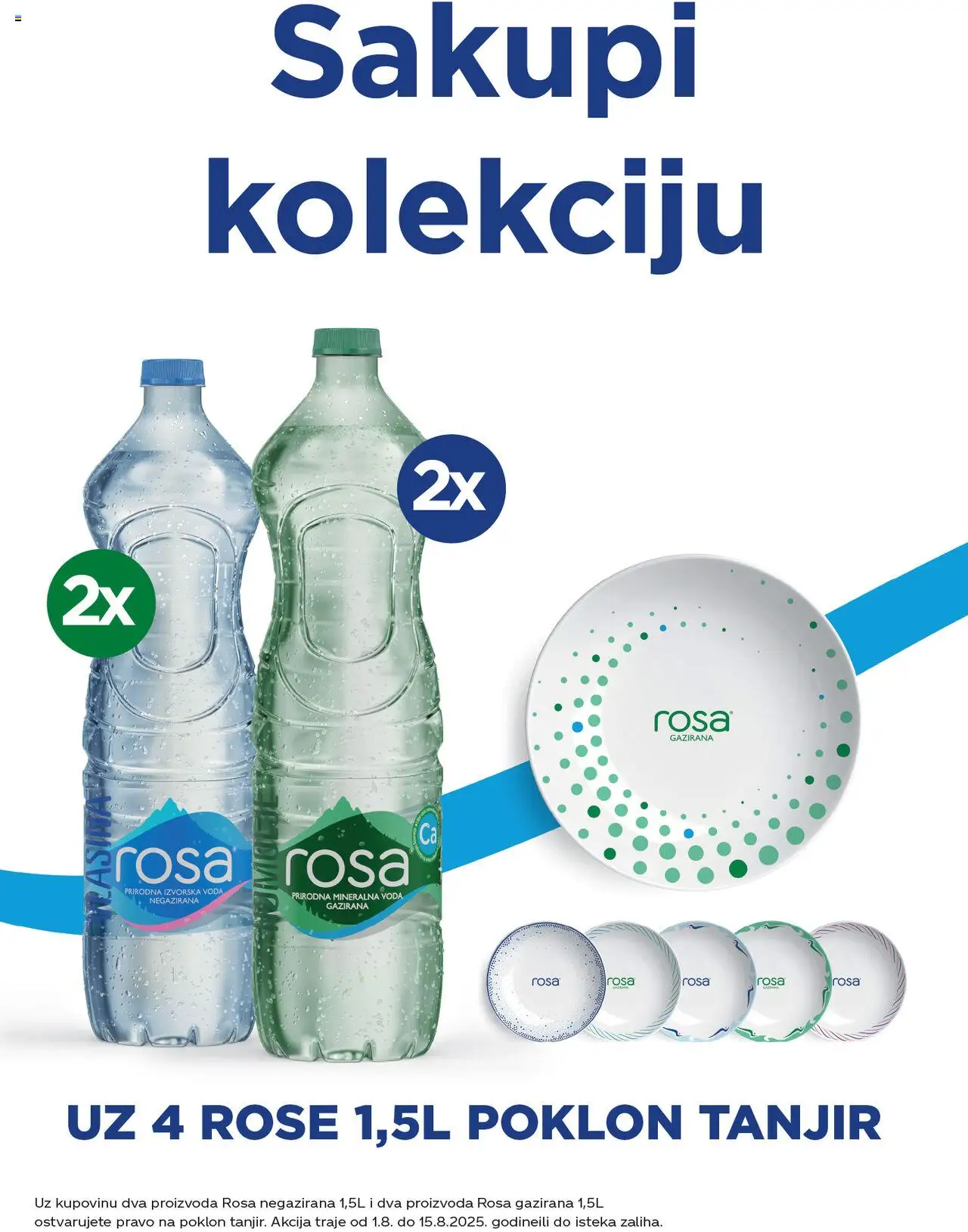 Univerexport katalog važi od 01.08.2025 - stranica 1 - Voda, Mineralna voda, Tanjir, Izvorska voda