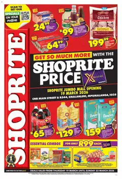 Preview of Shoprite flyer valid from 19/03/2026