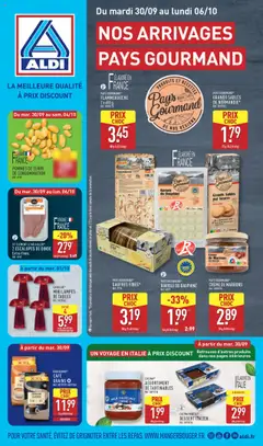 Prévisualisation de Catalogue de la semaine 40 du magasin Aldi formulaire valide 30/09/2025