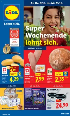 Vorschau des Merkblatts Aktionen vom Shop Lidl gültig von 09.10.2025 bis 15.10.2025