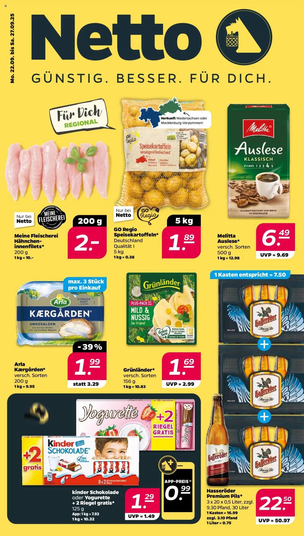 Netto Prospekt ab 21.09.2025 > zum Blättern nächste Woche