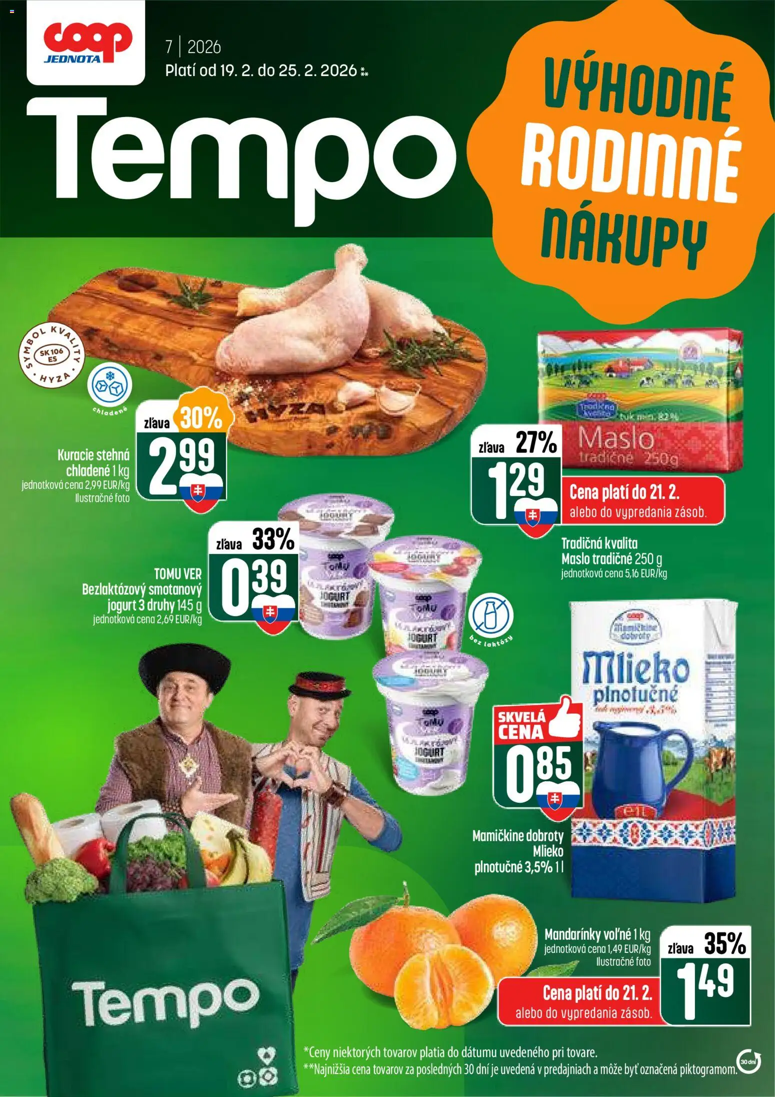 Náhľad COOP Jednota letáku platného od 19.02.2026