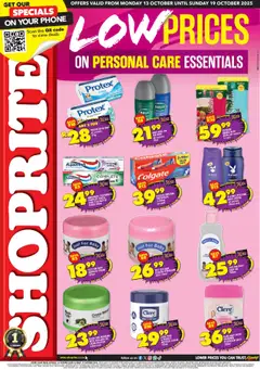 Preview of Shoprite flyer valid from 13/10/2025