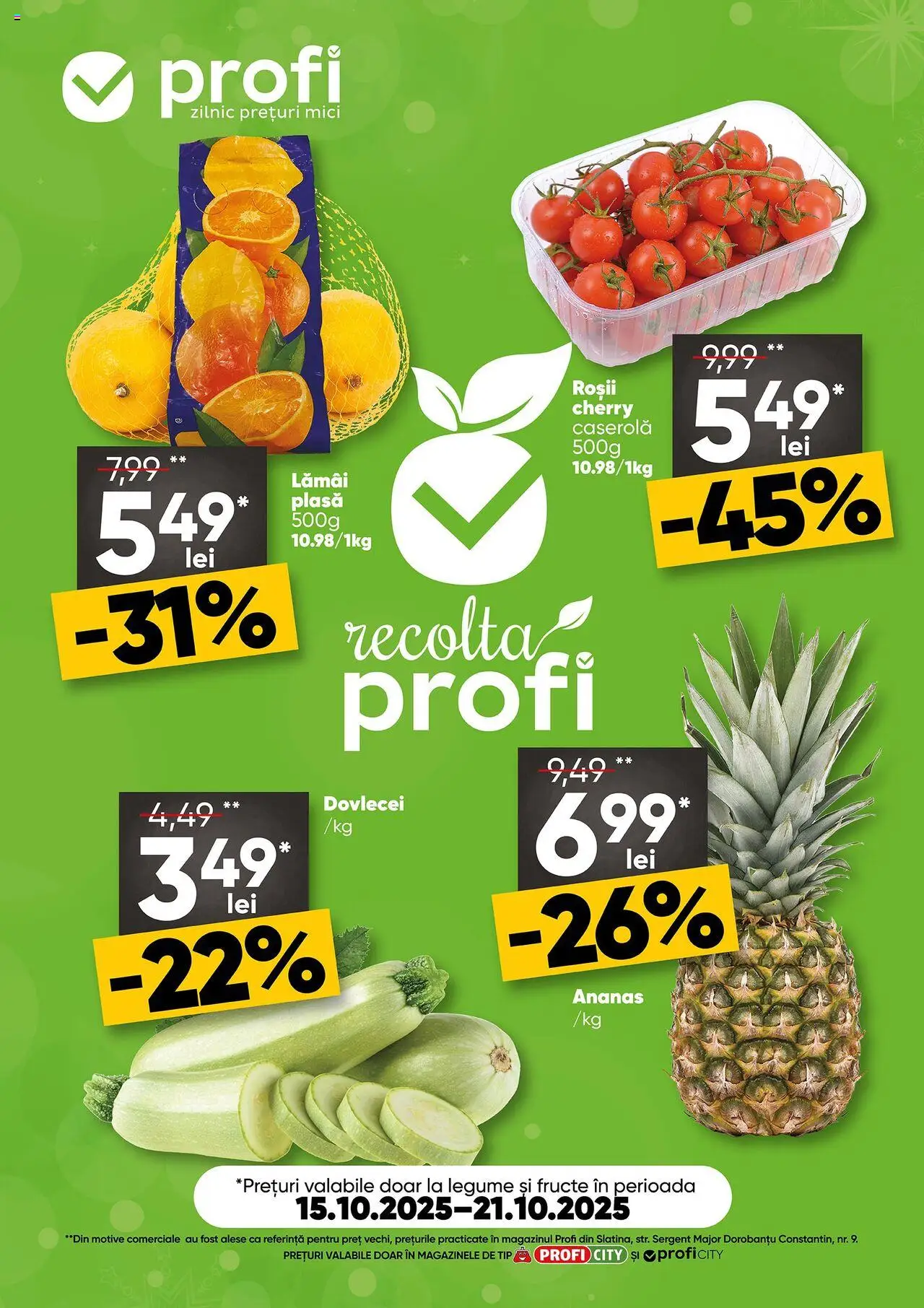 Catalog Profi nou 15.10.2025 - Oferte "Revista Fresh City" - Pagină 1