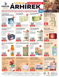 Pingvin Patika - Pingvin Vitália Árhírek megtekintése, amely érvényes 2025.12.01.-től
