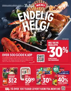 Forhåndsvis Endelig Helg - Helgø fra butikk Meny gyldig fra 22/01/2026