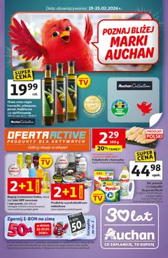 Pogląd gazetki "30 Lat Franczyza" ze sklepu Auchan ważnej od 19.02.2026