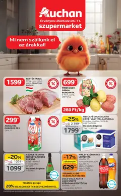 Auchan - Szupermarket akciós újság megtekintése, amely érvényes 2026.02.05.-től