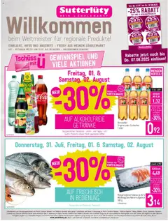 Vorschau der Angebote: Sutterlüty Flugblatt gültig ab 31.07.2025