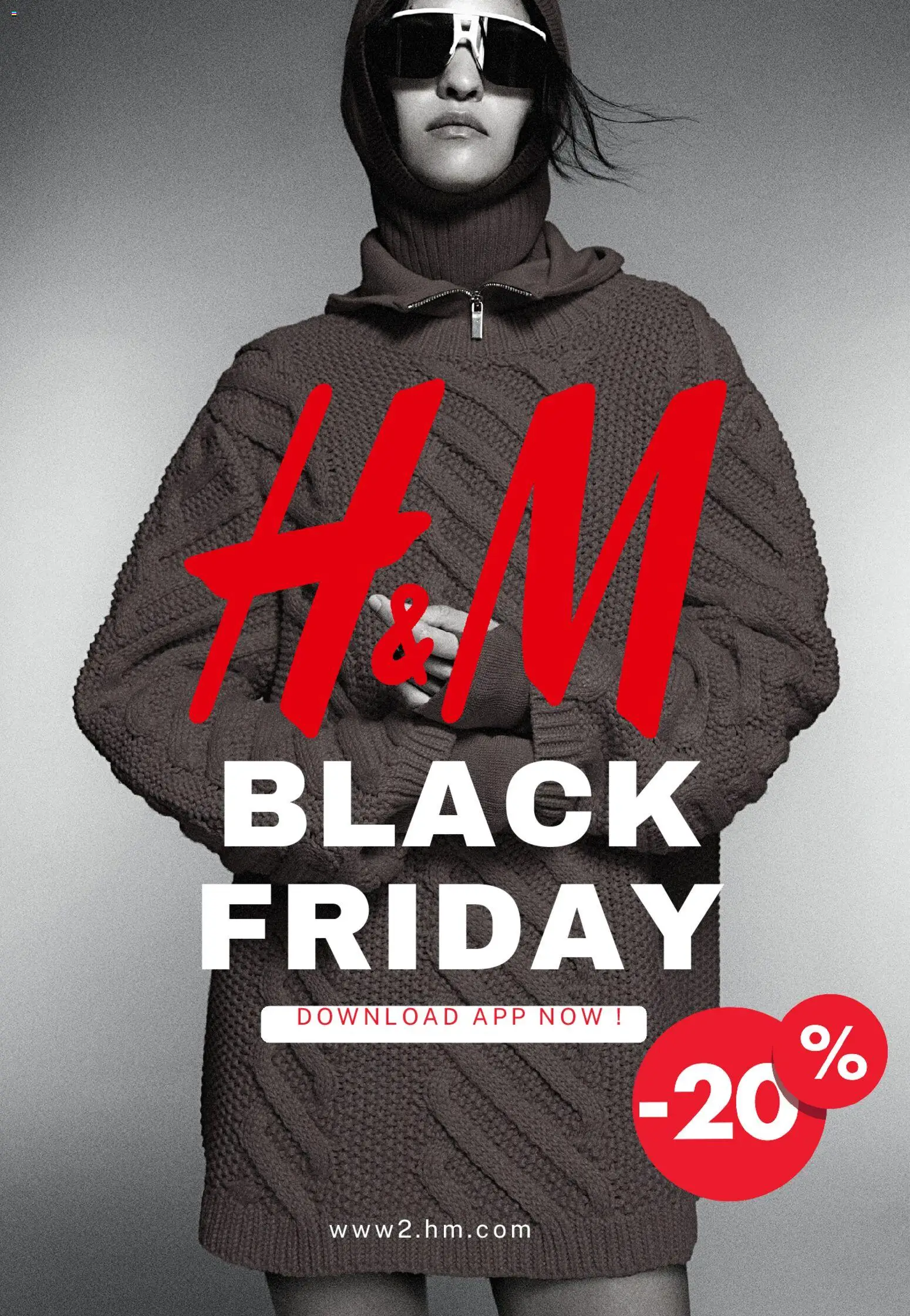 Förhandsgranska reklamblad Black Friday från butik H&M gäller från 24/11/2025