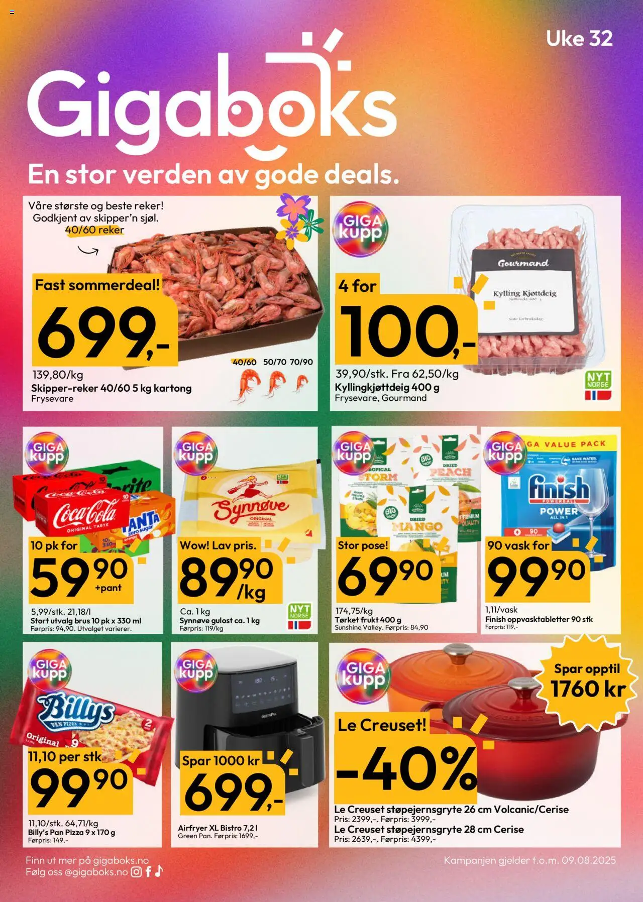 Kundeavis Gigaboks gyldig fra 04/08/2025 - Sidenummer 1