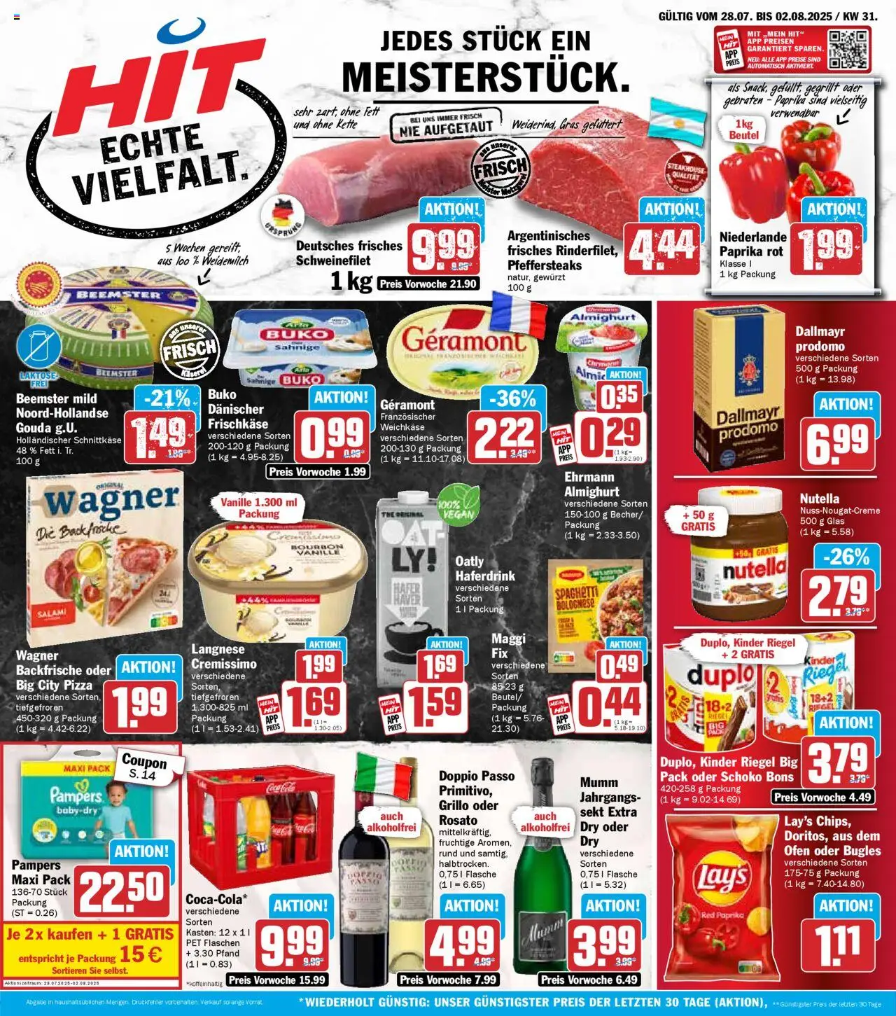 HIT Prospekt ab 28.07.2025 nächste Woche > Prospekt