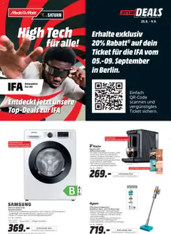 Vorschau von dem Prospekt des Geschäftes Media Markt, gültig ab dem 25.08.2025