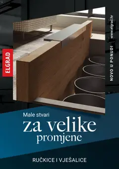 Pregled letka Noviteti: Ručkice i vješalice trgovine Elgrad vrijedi od 06.10.2025